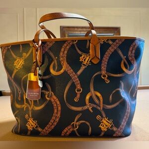 Ralph Lauren Equestrian Tote Bag